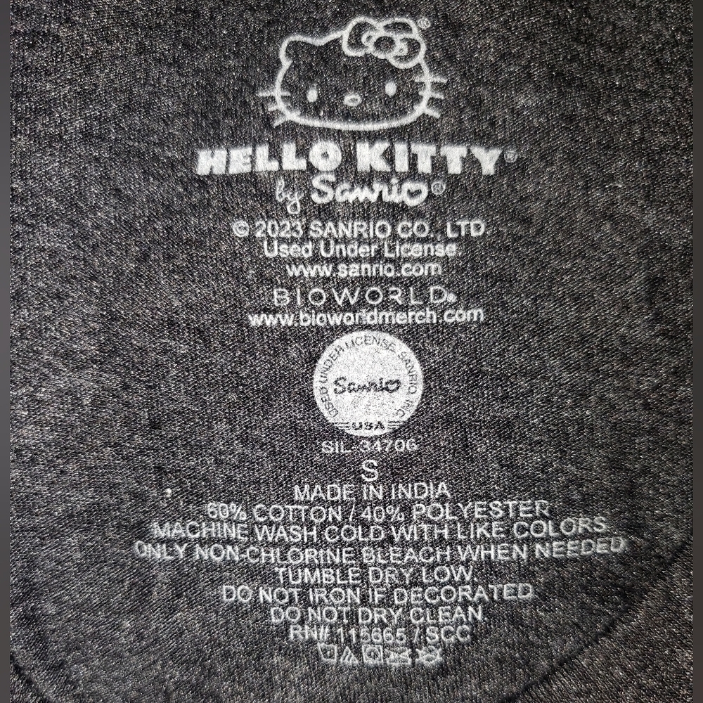 Hello Kitty Gray Sleepwear Dress NWOT Size S M L - Picture 4 of 6